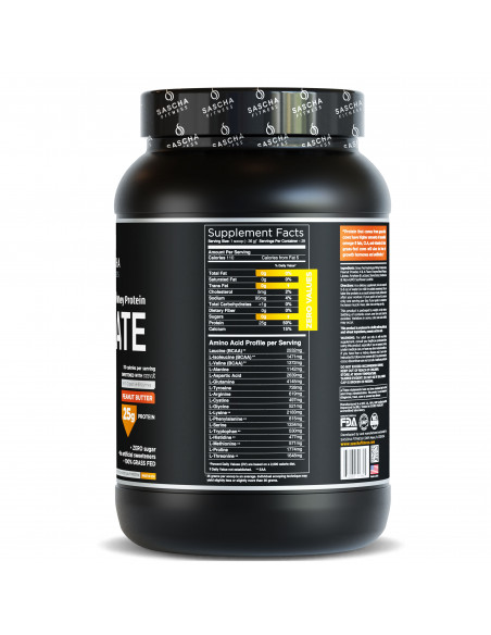 HYDROLYZED WHEY PROTEIN ISOLATE MANTEQUILLA DE MANÍ