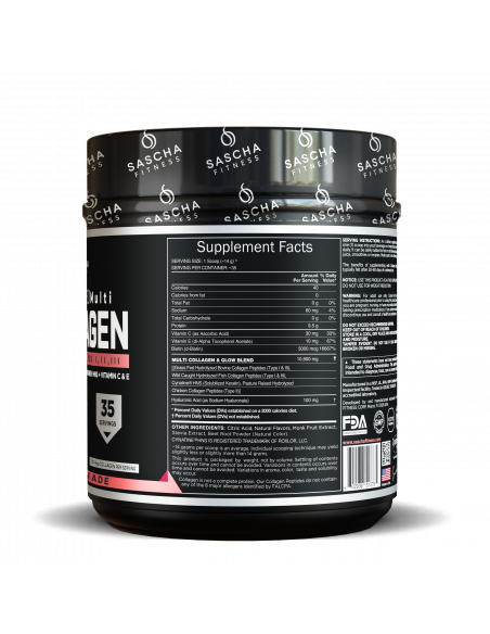 HYDROLYZED MULTI COLLAGEN STRAWBERRY LEMONADE